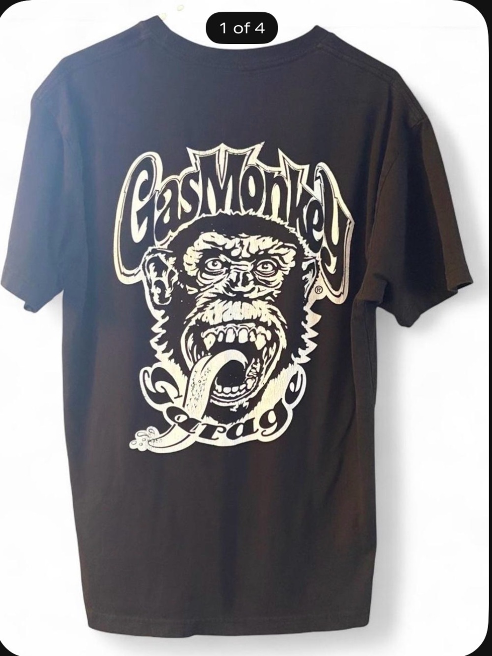 Official Gas Monkey merchandise Men’s Black Graphic T-Shirt size Large